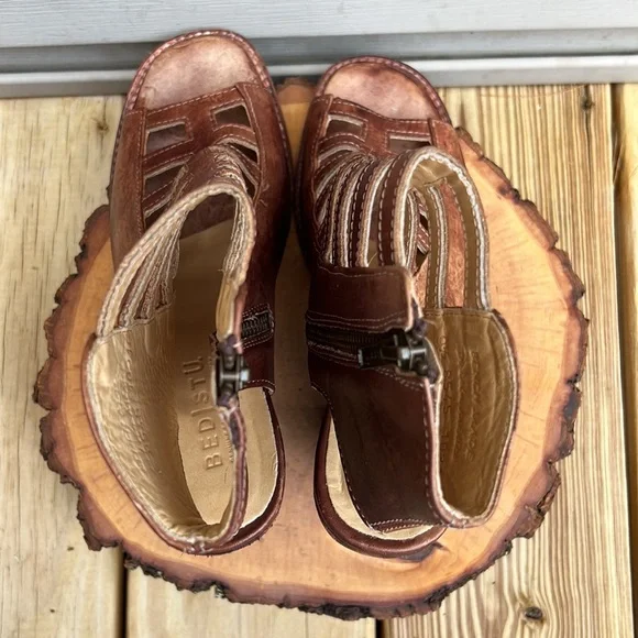 🥳 Host Pick 🥳 - BED|STU OCCAM Peep Toe Heel women size 9.5 - Picture 6 of 16